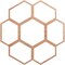 Ekena Millwork Florin Wood Fretwork Pierced Ceiling Medallion, Cherry, 36"OD x 15 3/8"ID x 1/4"T CMWP36X36X0250FOCH - alternate 1